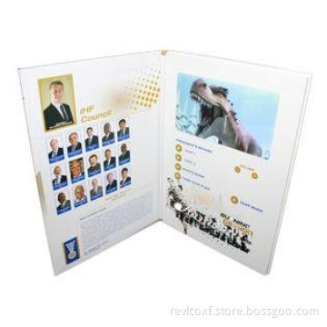 Electronic multimedia LCD Video Brochure , automatic video